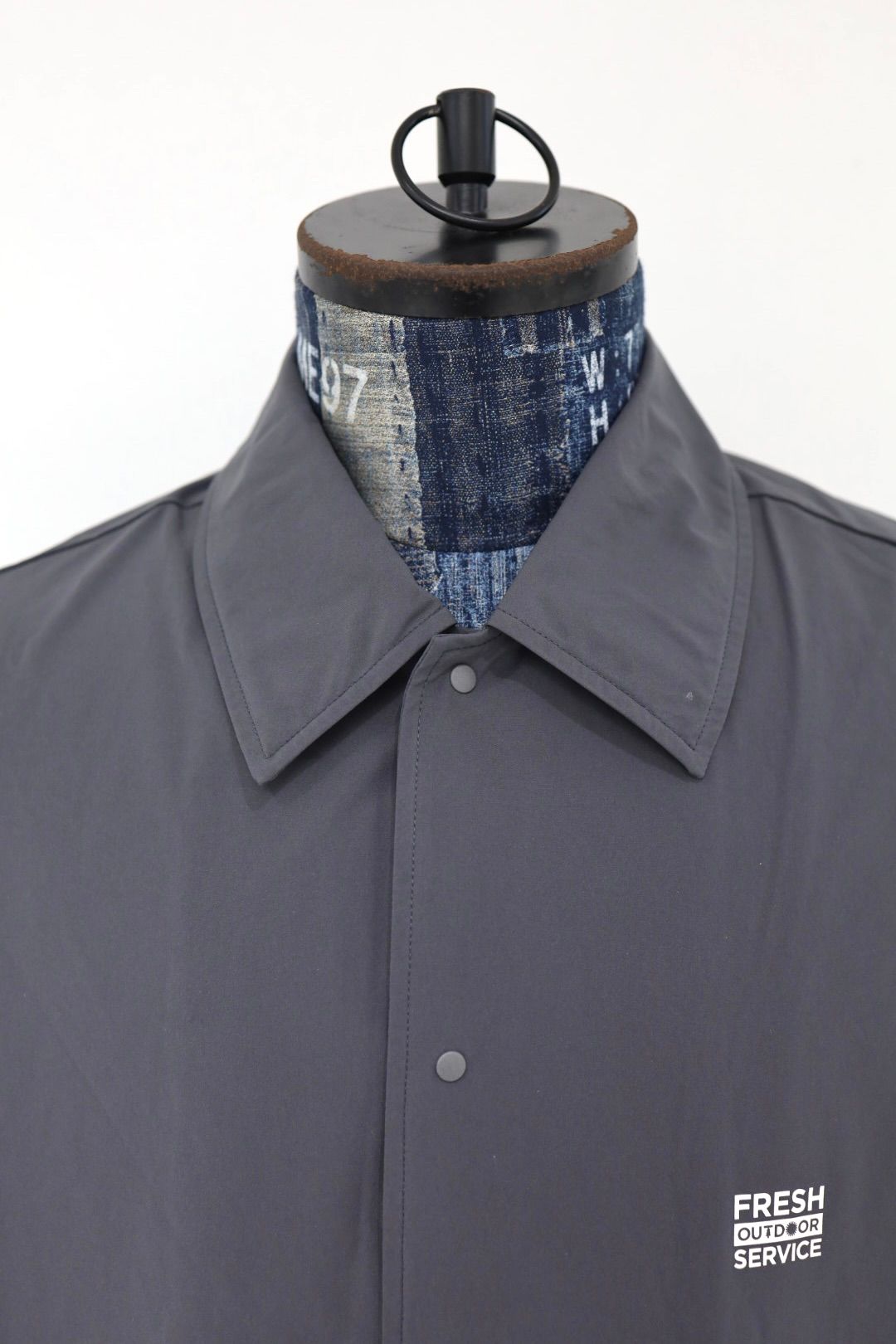 フレッシュサービス  INSECT SHIELD S/S COACH JACKET(FSC262-30033)GRAY