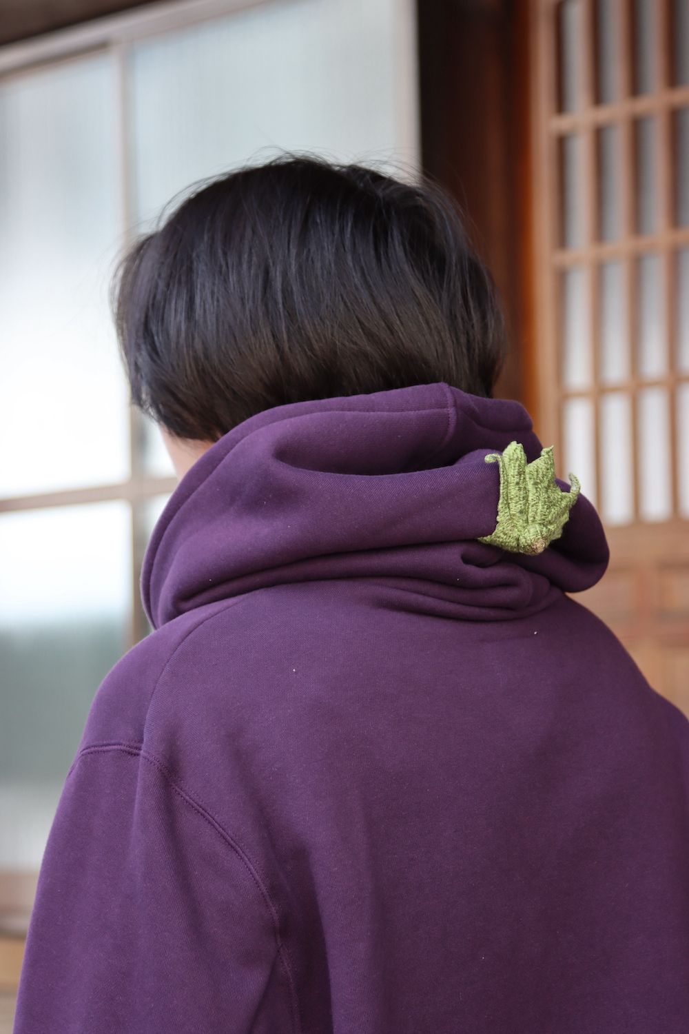 doublet VEGETABLE STEM EMBROIDERY HOODIE(22SS30CS211) style.2022.1.15.