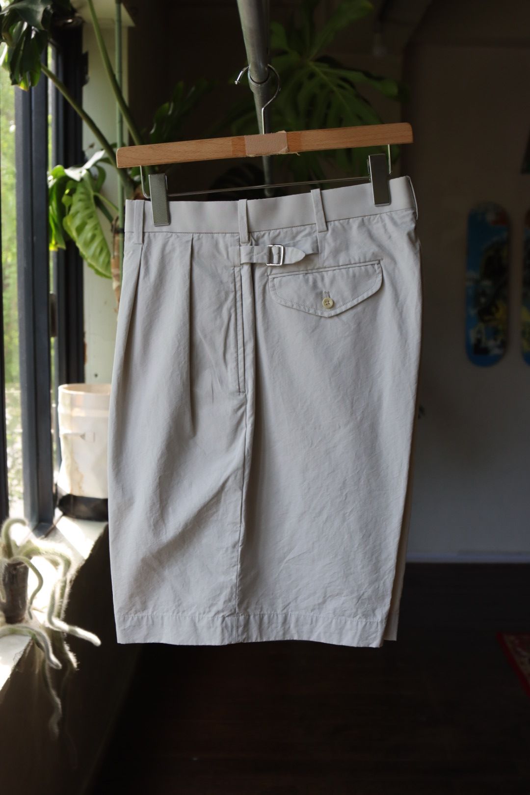 アプレッセショーツHigh Density Weather Cloth Shorts (23SAP-04-04H)ECRU