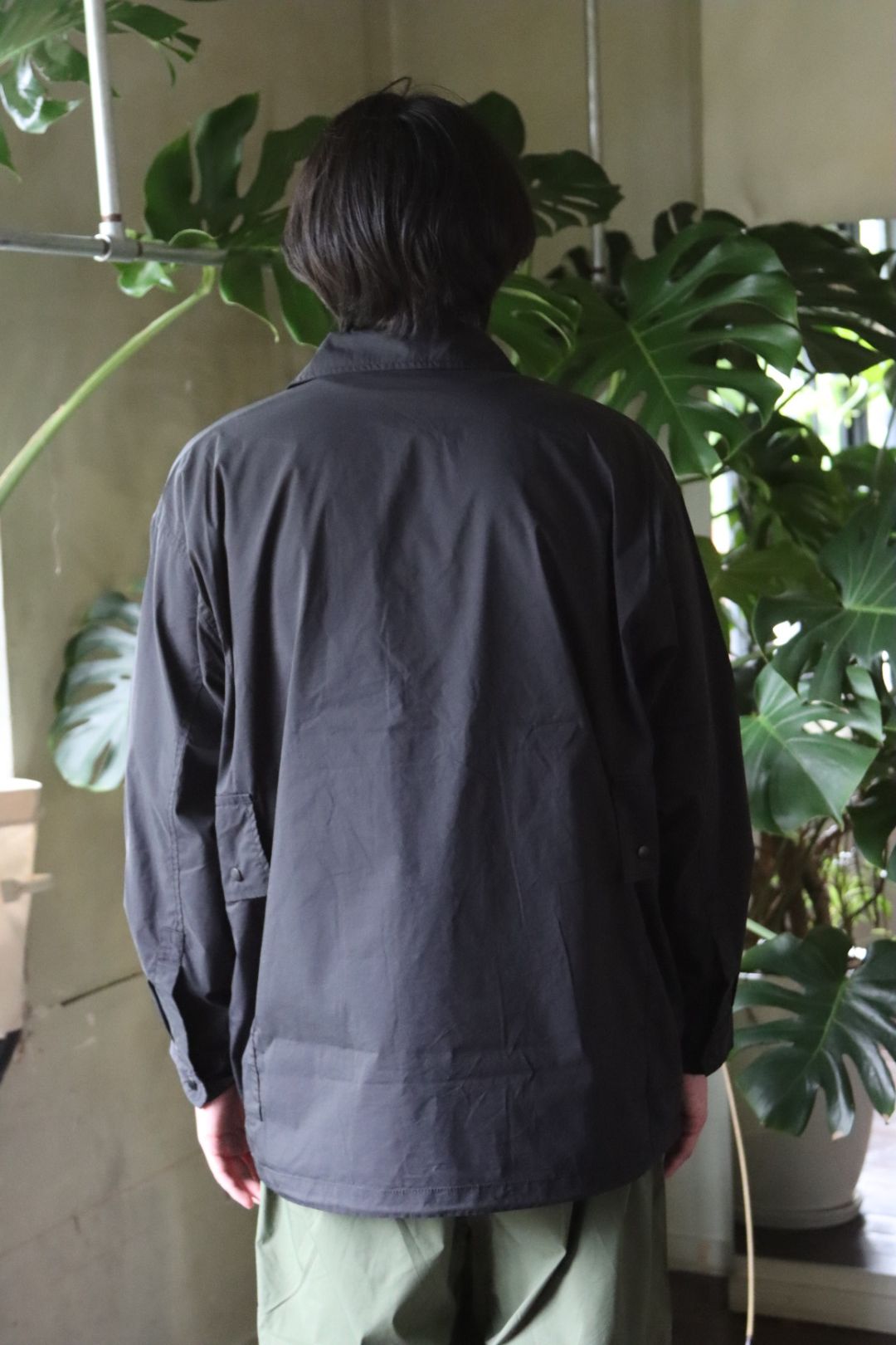 FrerhService SIDE POCKETS STRETCH OVER SHIRT style.2022.8.13