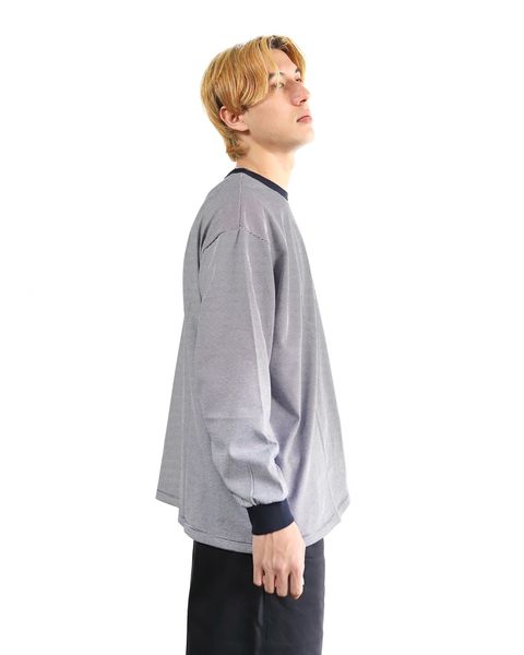 Graphpaper 24SS 新作Narrow Border L/S Tee style 2024.3.1