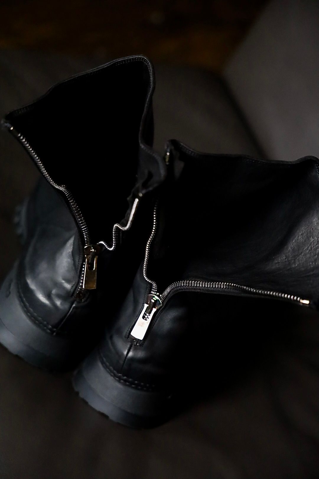 Yohji Yamamoto 25AW GUIDI バックジップブーツ(HL-E26-772)BLACK☆新作発売！