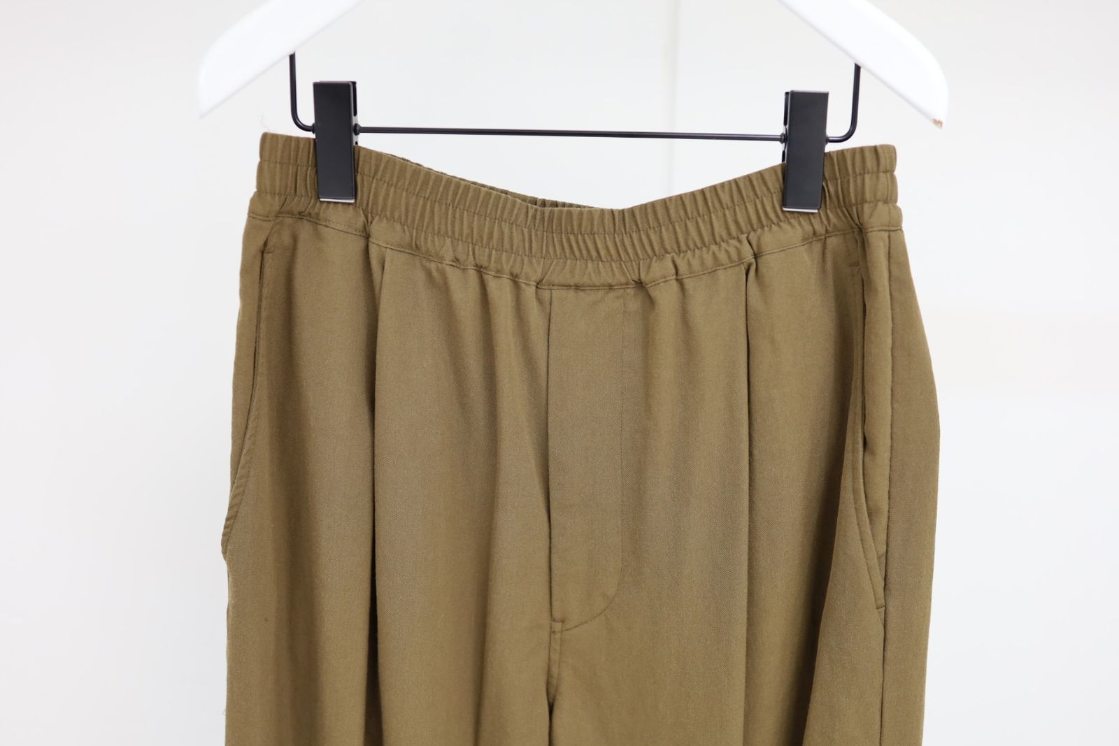 グラフペーパー Fulled Wool Twill Wide Easy Pants(GM263-40412)BROWN☆9月12日(土)発売！
