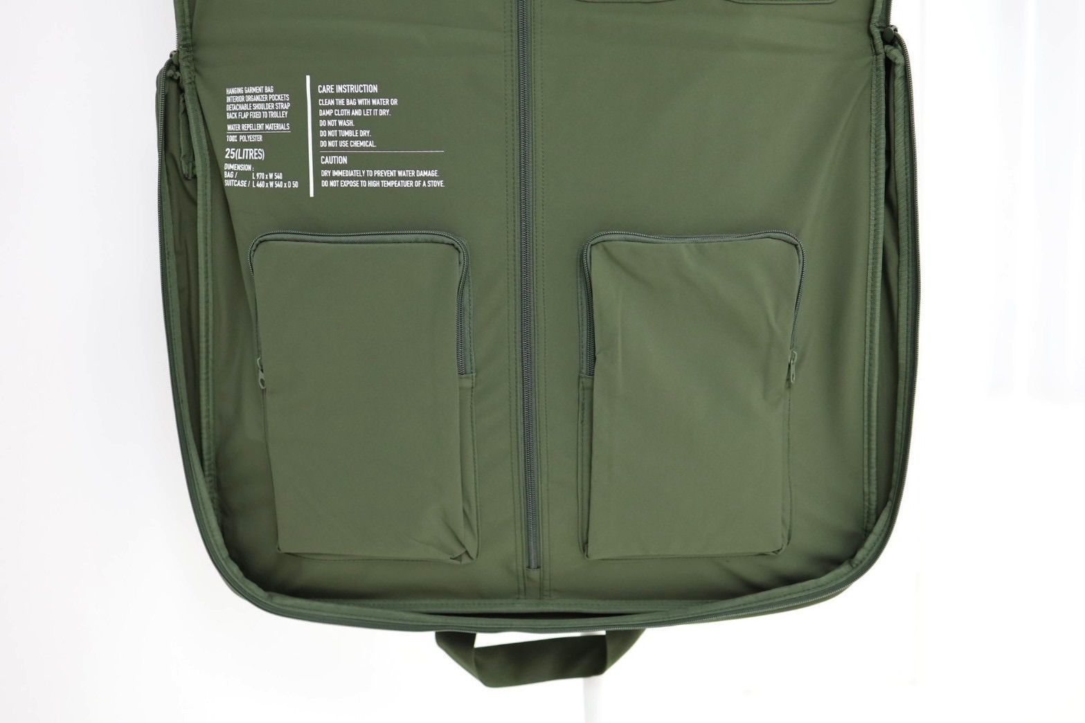 フレッシュサービス MULTI POCKET GARMENT BAG(FSP253-90065B)KHAKI