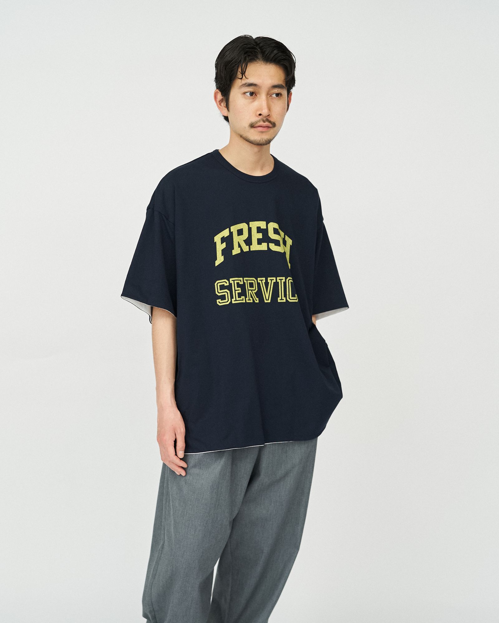 FreshService - フレッシュサービス REVERSIBLE S/S TEE (FSC252