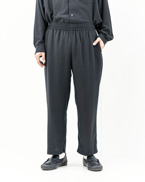 グラフペーパー 26SS Viscose Viyella Sleeping Easy Pants(GM261-40458)CHARCOAL☆3月14日(土)発売！