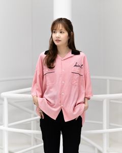 セントマイケル 26SS BOWLING SHIRT(SM-MK8-0000-036)PINK☆4月29日(水)新作発売！
