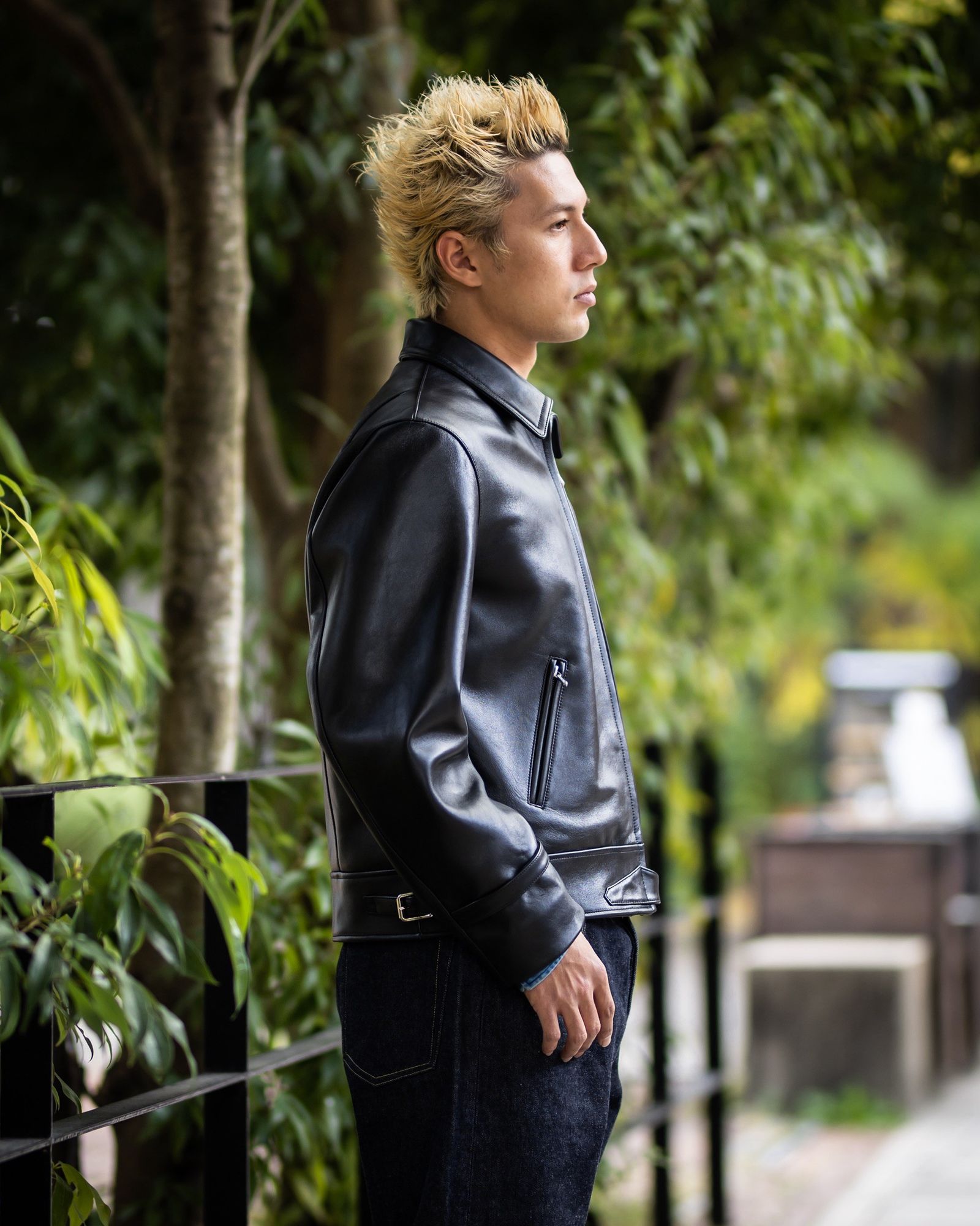 アプレッセ 2026 STYLE1 Leather French Riders Jacket(26SAP-01-05)BLACK☆11月29日(土)発売！