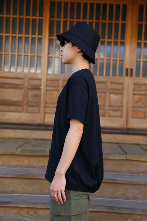 Dulcamara バルーンTシャツ(D121-T800),よそいきバケットハット(D121-G110) style. 2021.03.08.