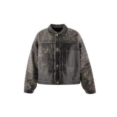 セントマイケル 26SS BBJ_LEATHER JACKET(SM-MK8-0000-C47)BLACK☆5月16日(土)発売！