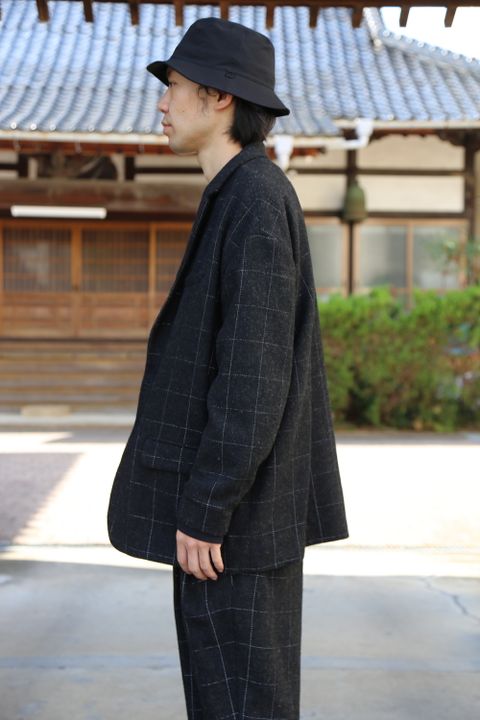 Dulcamaraリフレクターツイードセットアップ"charcoal Gray"Style.2020.10.27.