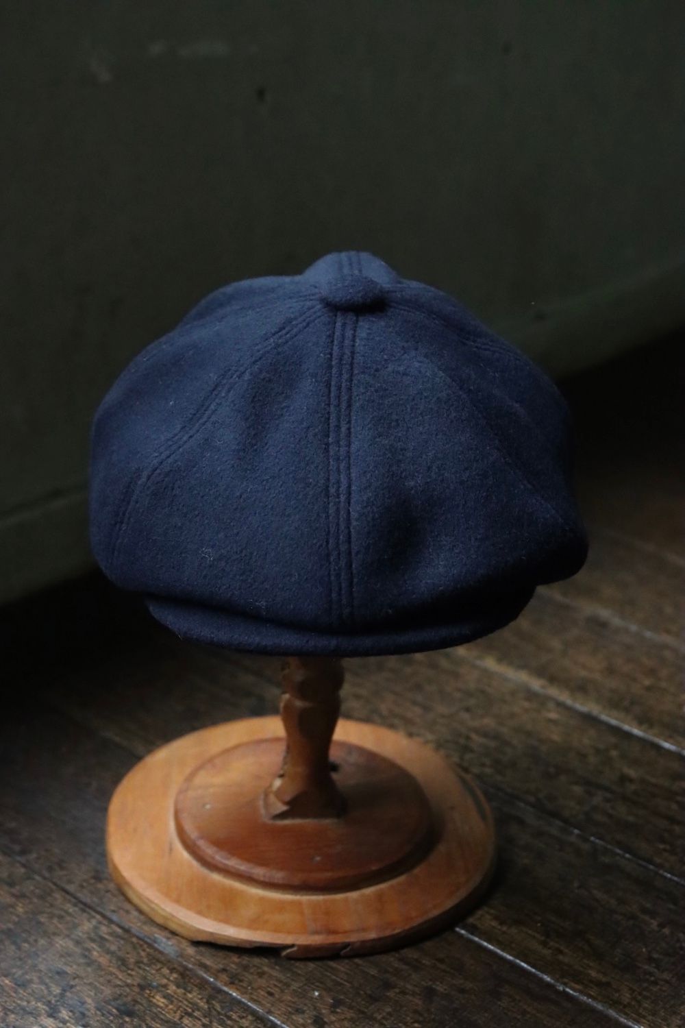 イズネス 22AW WOOL CASQUETTE is-ness×CPH (1004ACHAT01)NAVY