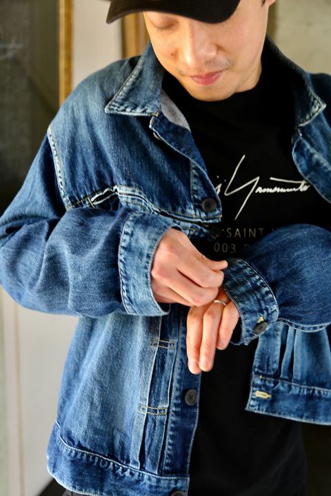Yohji Yamamoto W-8オンスデニムジャケットスタイル.2021.1.19.