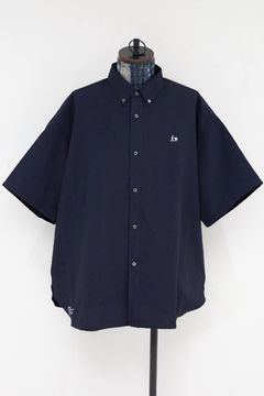 フレッシュサービス 26AW DRY WASHER POPLIN S/S B.D SHIRT(FSC263-50063)NAVY☆8月1日(土)発売！