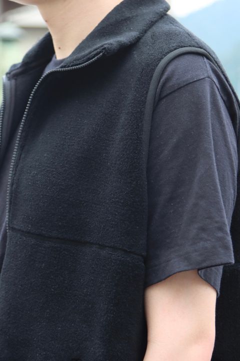 FreshService Wool Boa Zip-Up Vest(GU213-70205B) style.2021.9.13.