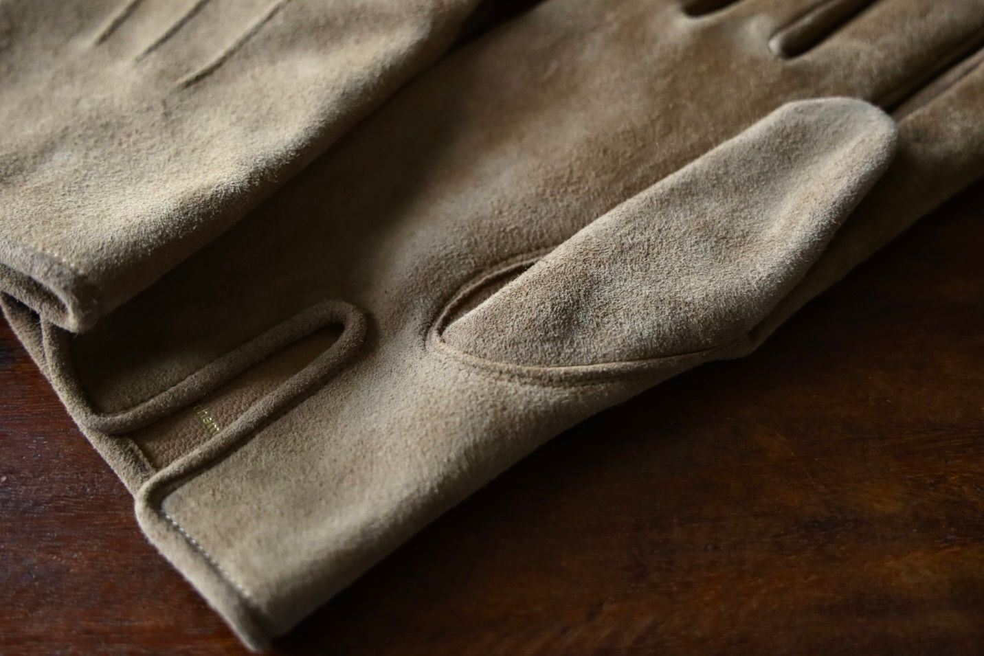 エンダースキーマ スエードグローブ suede glove(tq-rc-sgb)khaki☆9月6日(土)発売！