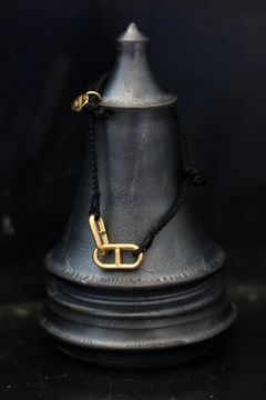 XOLO JEWELRY ショロジュエリー / Anchor Link Silk Code Bracelet-Gold- (XOCB004G)BLACK☆6月17日発売！
