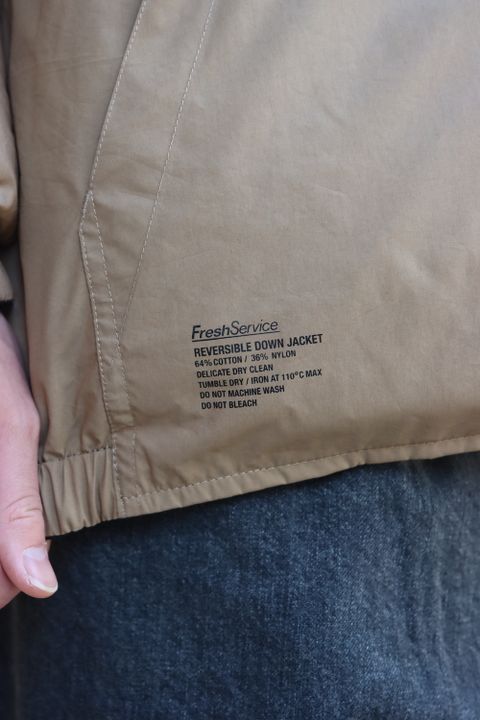 FreshService REVERSIBLE DOWN JACKET(FSW-21-DW_70) style.2021.10.3
