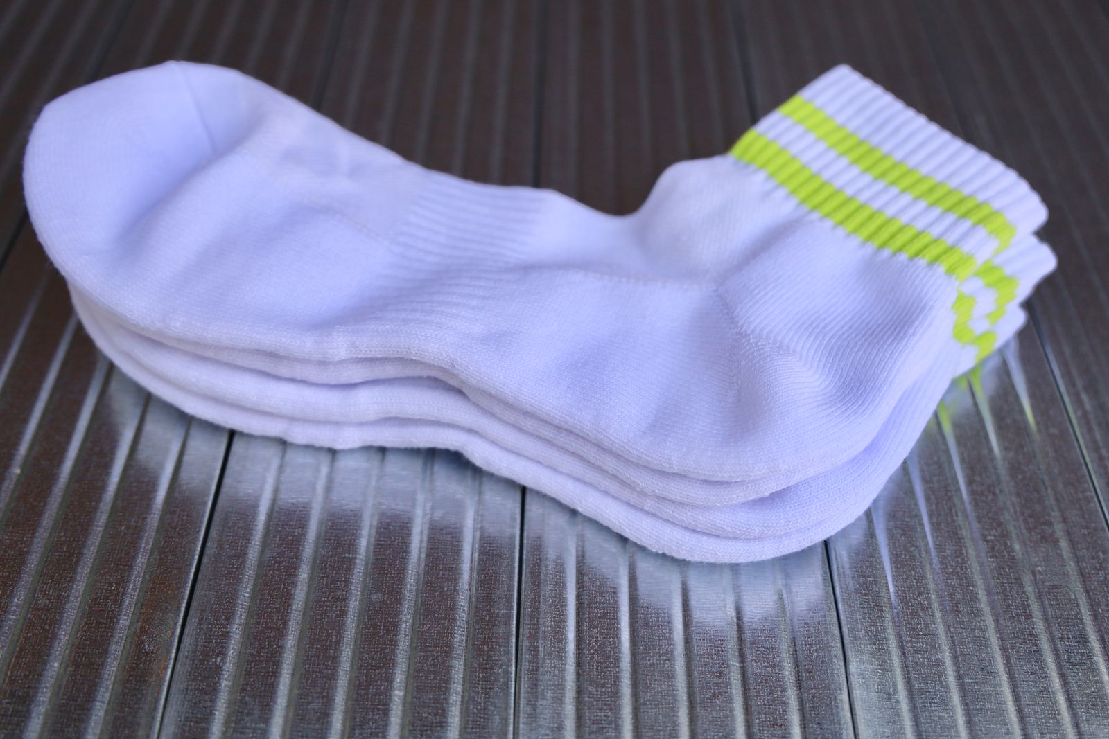 フレッシュサービスソックス 2-PACK LINE SHORT SOCKS (YELLOW)☆再入荷！