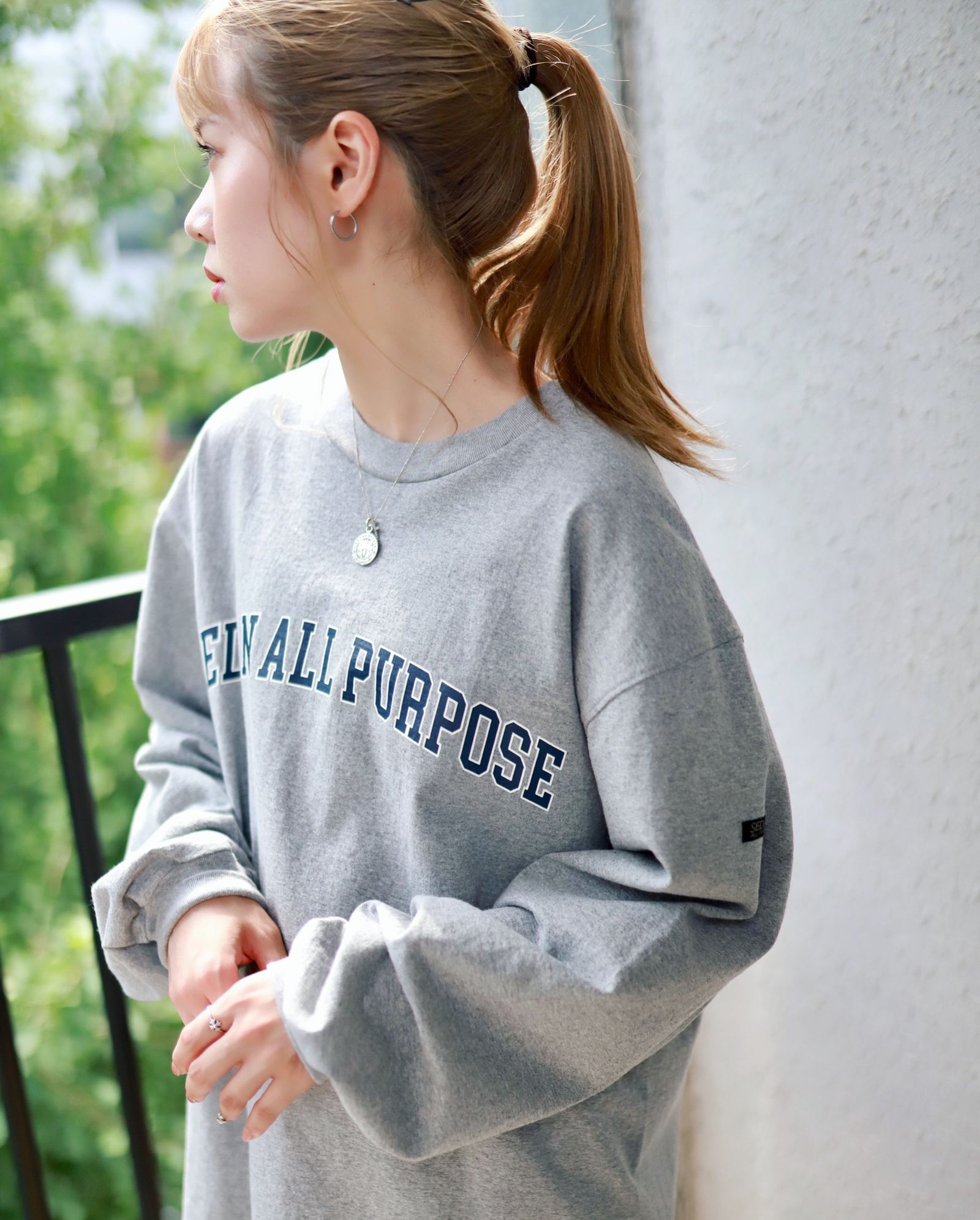 SEDAN ALL-PURPOSE 新作Arch Logo L/S Tee style.2023.7.29