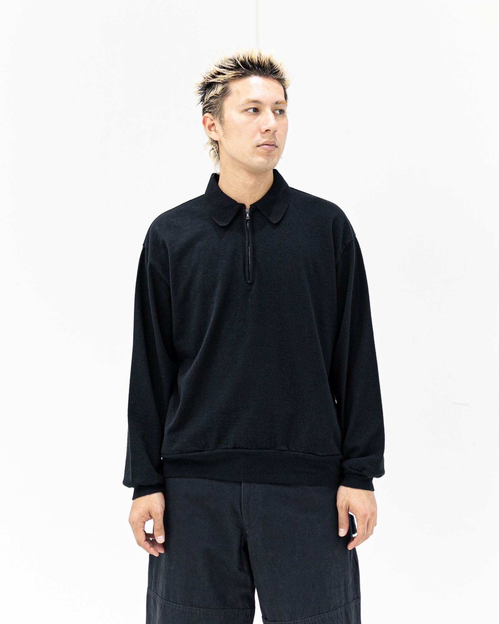 blurhms Co/Silk Nep Harf-Zip P/O MARKスタイル！