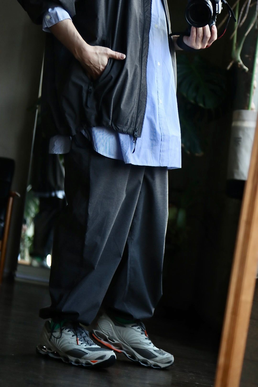 FreshService CORPORATE STRIPE REGULAR COLLAR SHIRTスタイル