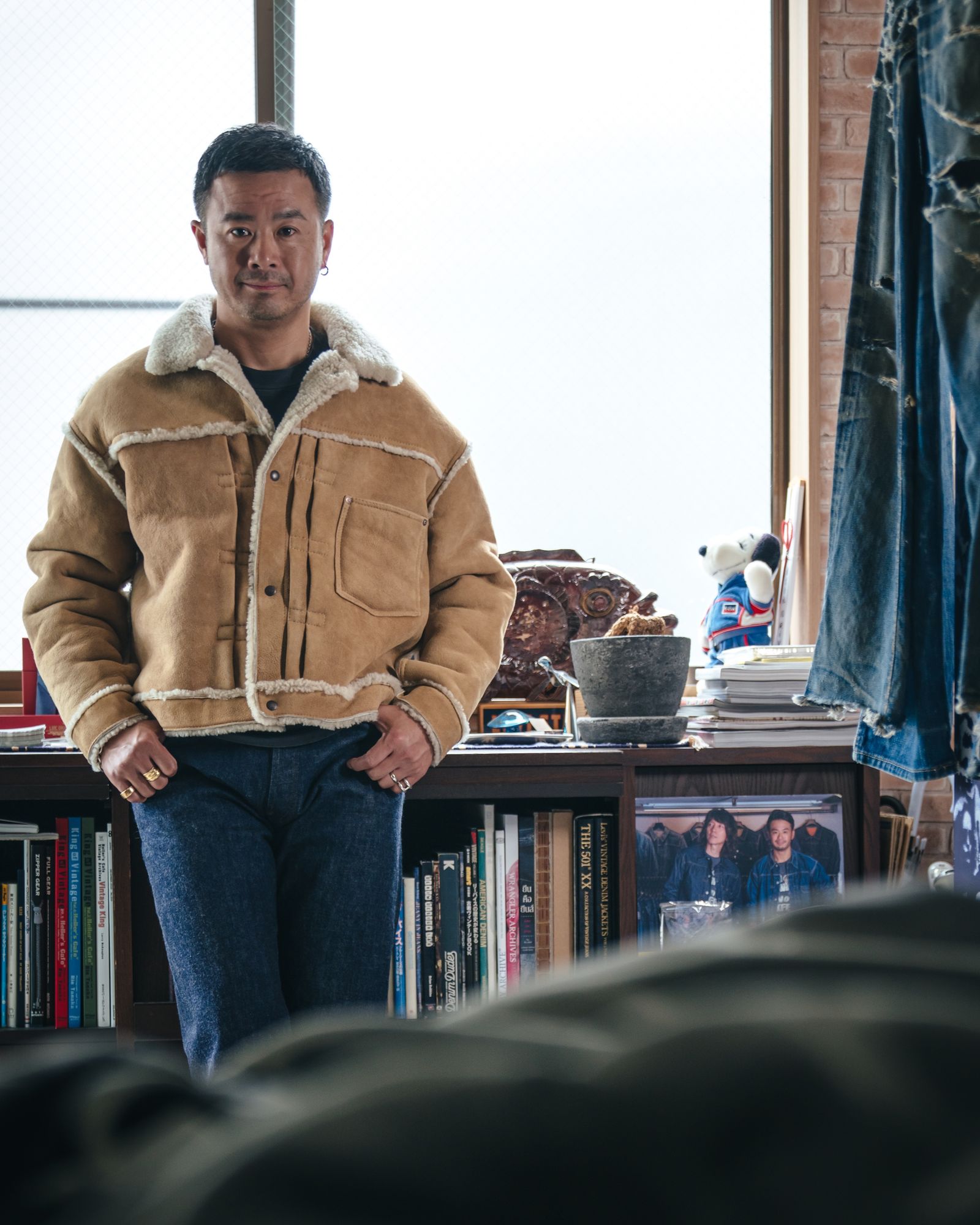 セントマイケル25AWベルベルジンコラボ BB_MOUTON JACKET (SM-HR1-0000-C59)BEIGE☆12月13日(土)新作発売！