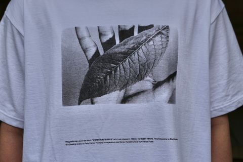 Graphpaper POET MEETS DUBWISE for Graphpaper Oversized Tee “WORDS AND SILENCE” style.2021.4.17.