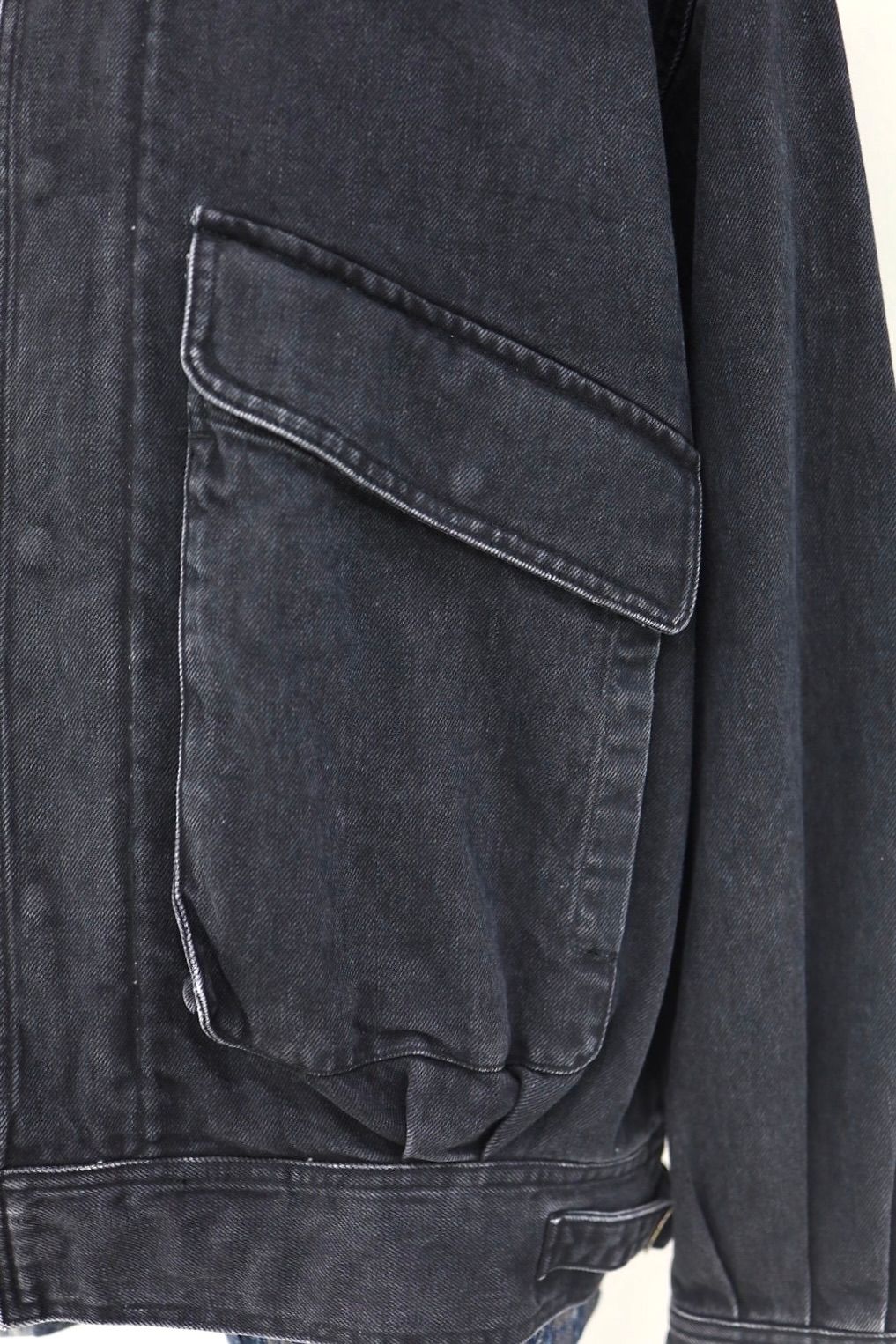 YOKE 26SS Cotton Denim Stand Collar Blouson(YK26SS01180B)BLACK☆4月11日(土)発売！
