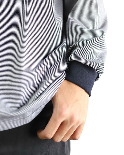 Graphpaper 24SS 新作Narrow Border L/S Tee style 2024.3.1