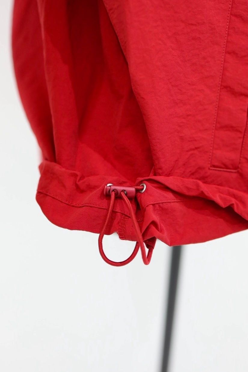 フレッシュサービス NYLON CANVAS SAILING JACKET (FSC261-30254)NAVY x RED