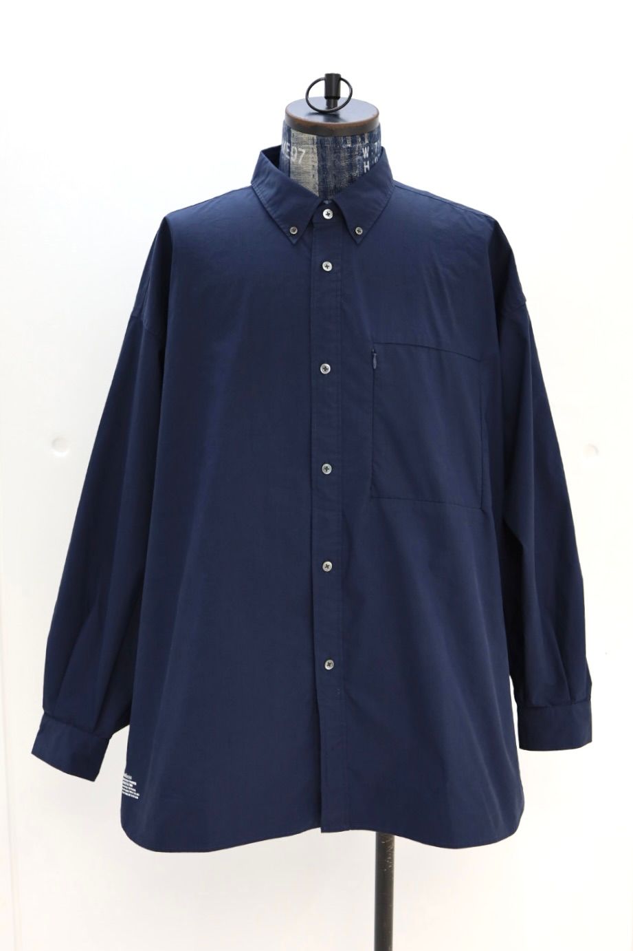 フレッシュサービス SOLOTEX® TYPEWRITER UTILITY L/S B.D SHIRT(FSC261-50202)NAVY★2月28日(土)発売