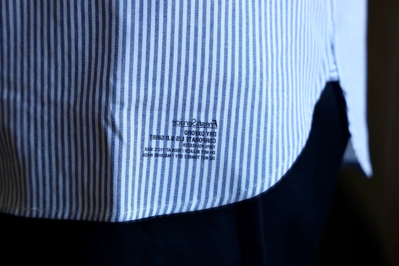 フレッシュサービス DRY OXFORD CORPORATE L/S B.D.SHIRT(BLUE STRIPE)☆1月25日(土)発売！
