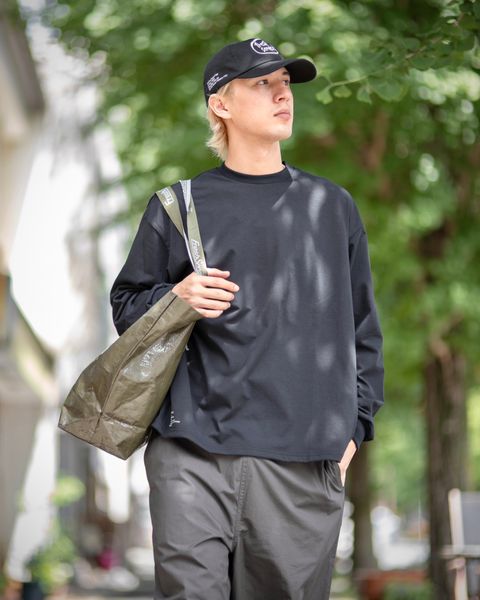 FreshService 新作DRY JERSEY L/S CREW NECK Tee(BLACK)style 2024.6.8