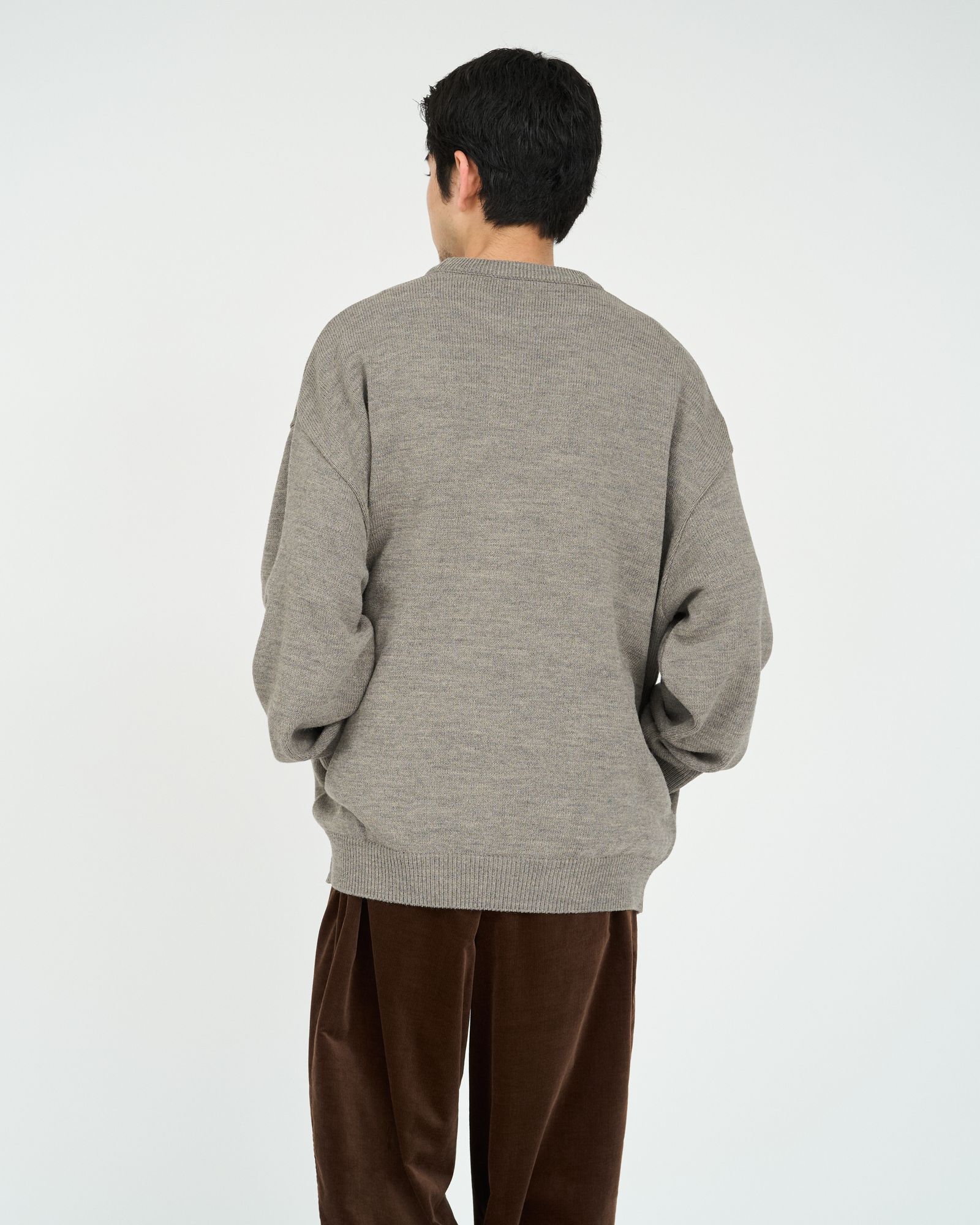 フレッシュサービス 26AW THERMAL JERSEY CREW NECK KNIT(FSC263-80007)GRAY☆10月17日(土)新作発売！