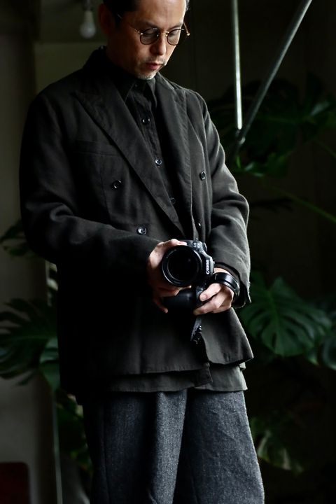 アプレッセ22FW Double Breasted Jacketスタイル.2022.9.26.