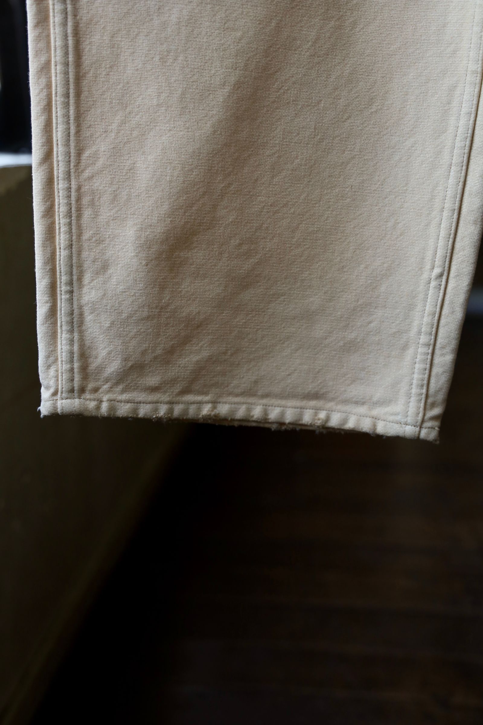 アプレッセ 2025 STYLE2 Vintage Silk Hemp Double Knee Pants(25AAP-04-07)BEIGE