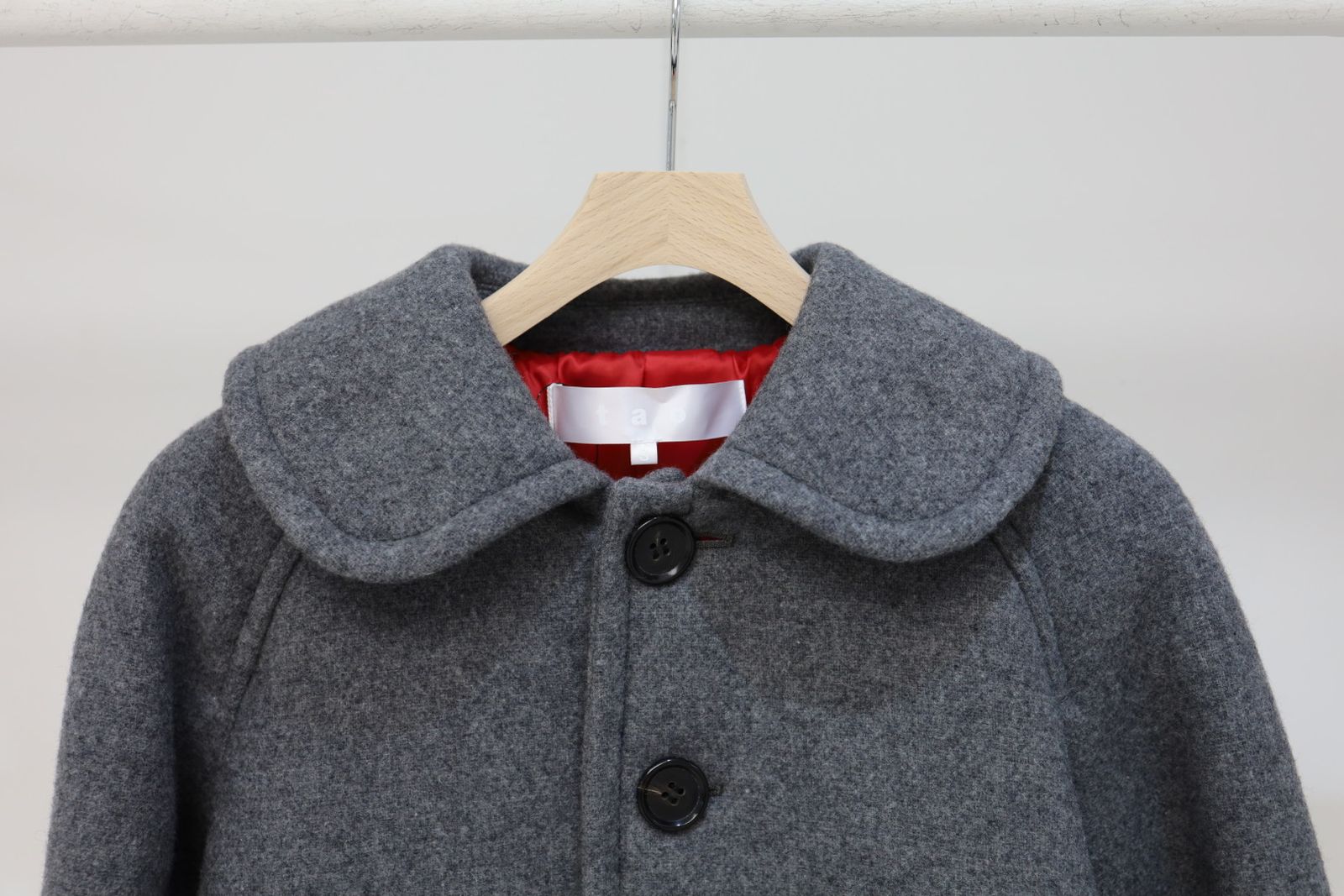 tao 26FW ウールエステルフラノ先染ジャケット(TR-J007-051-2)TOP GRAY☆10月16日(金)発売！