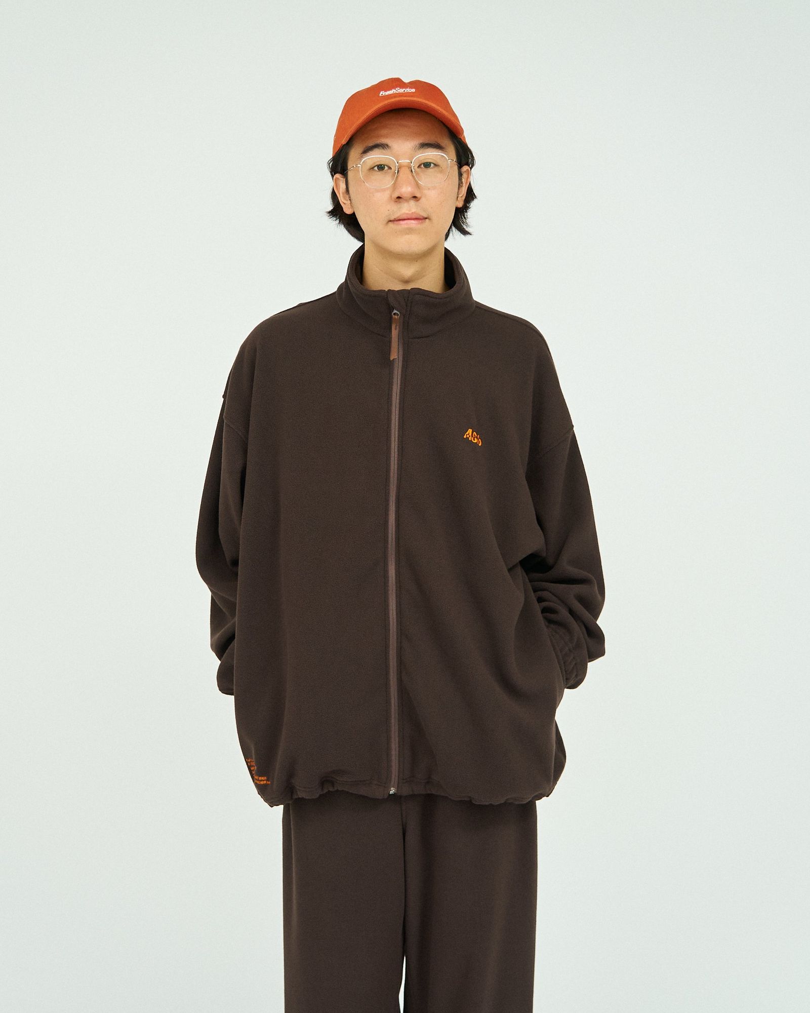 FreshService | AS×FS FLEECE TRACKSUIT | BROWN - stripe-inc. Online Shop