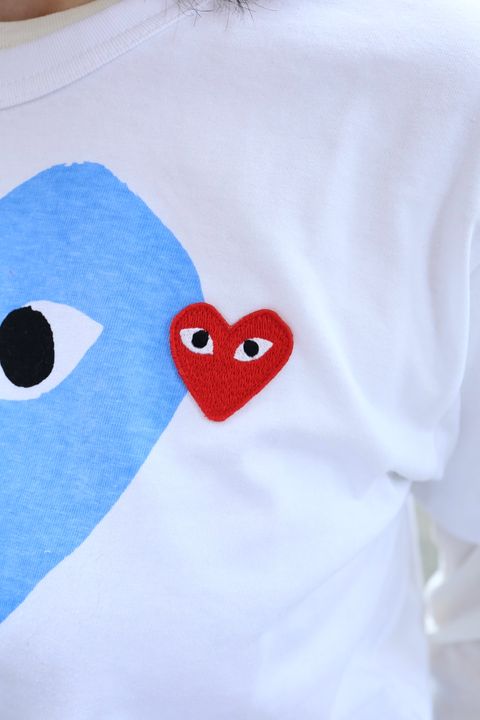 PLAY COMME des GARCONS RED EMBLEM Tシャツstyle.2025.11.3