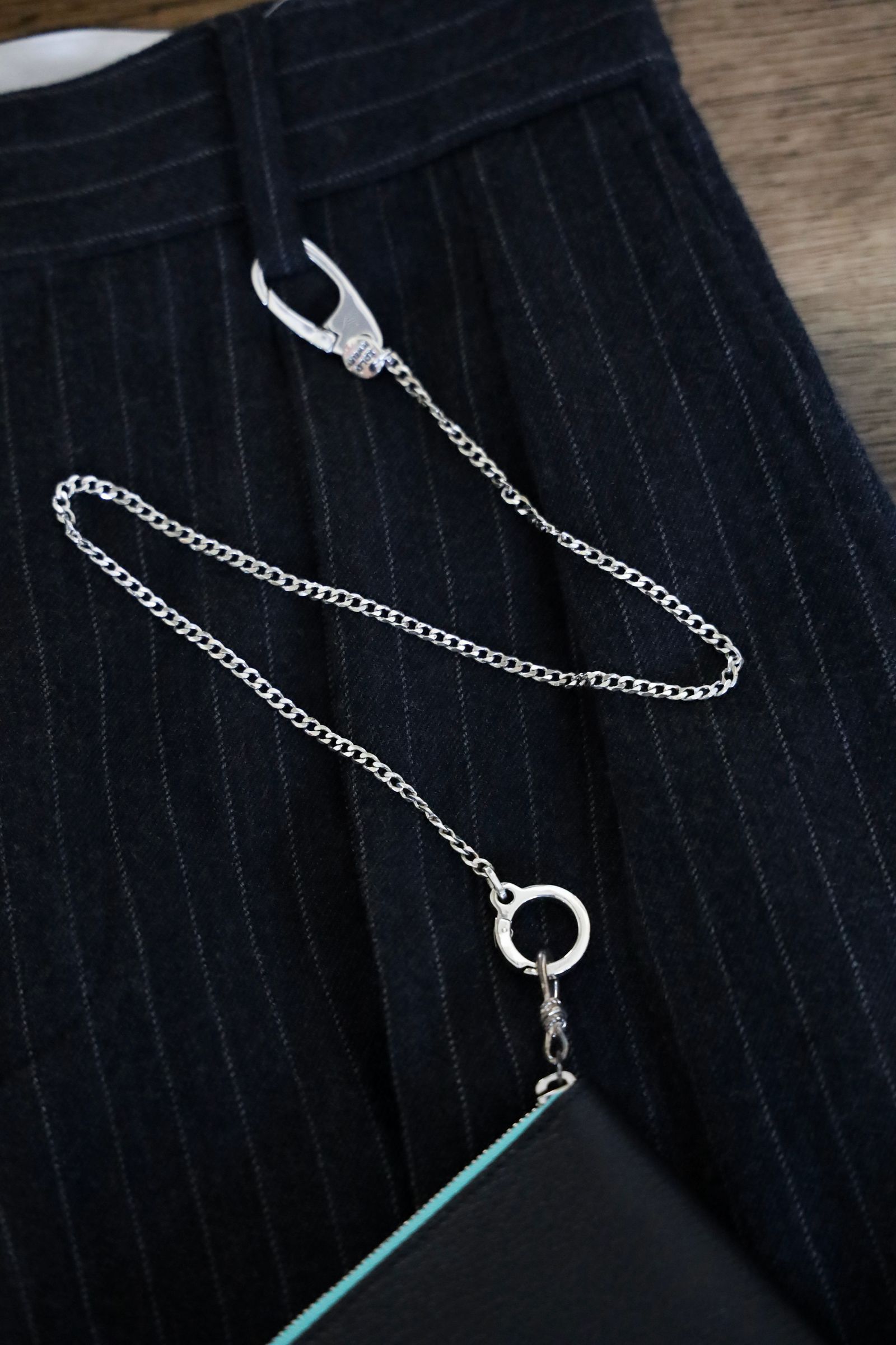 XOLO JEWELRY ショロジュエリー /Double Clasp with Flat Link(XOWC002)SILVER925