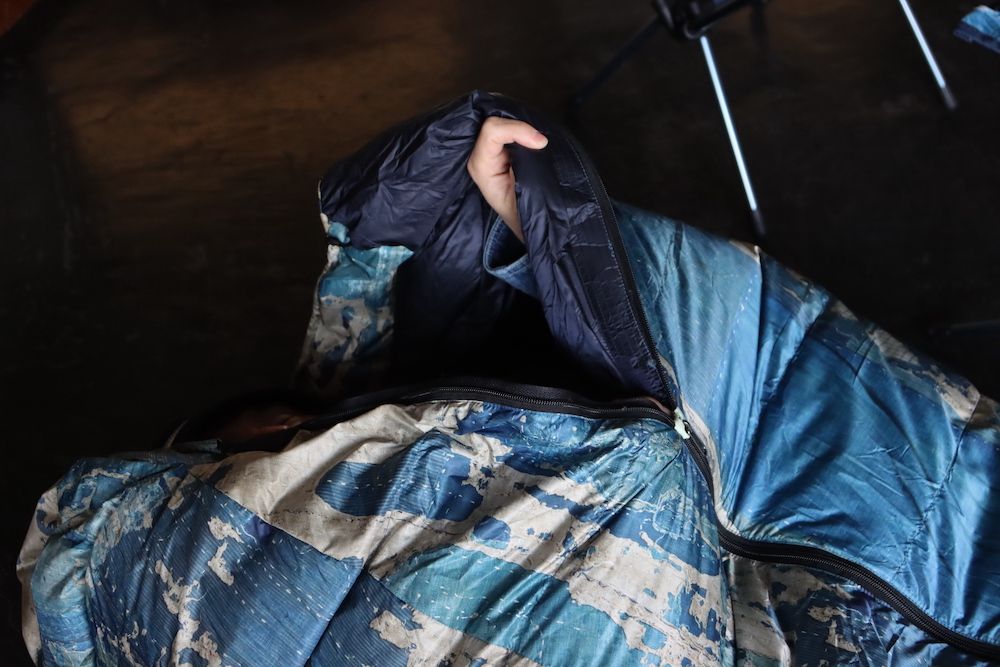 ファンダメンタル22SS NANGA SLEEPING BAG ナンガスリーピングバッグ(FA22/NG11)BORO