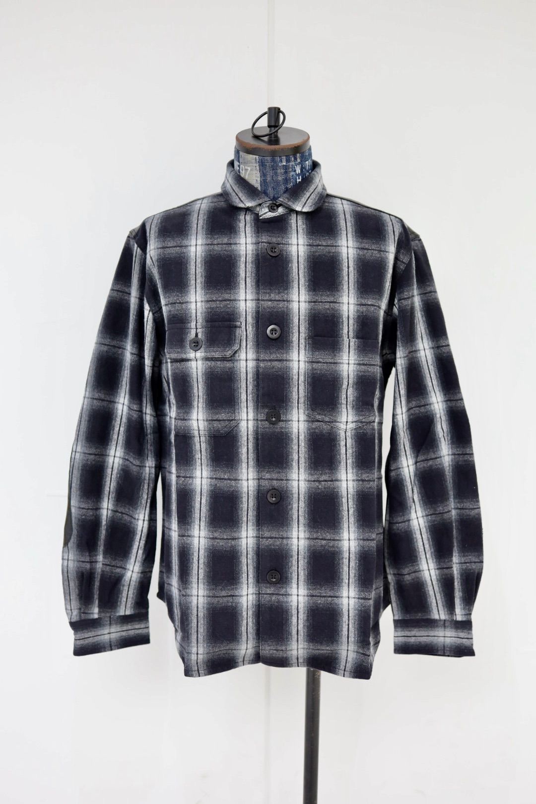 ジュンヤワタナベマン 25AW 綿フランネルチェックコーデュロイレザーシャツ(WP-B021-051)☆11月1日(土)発売!