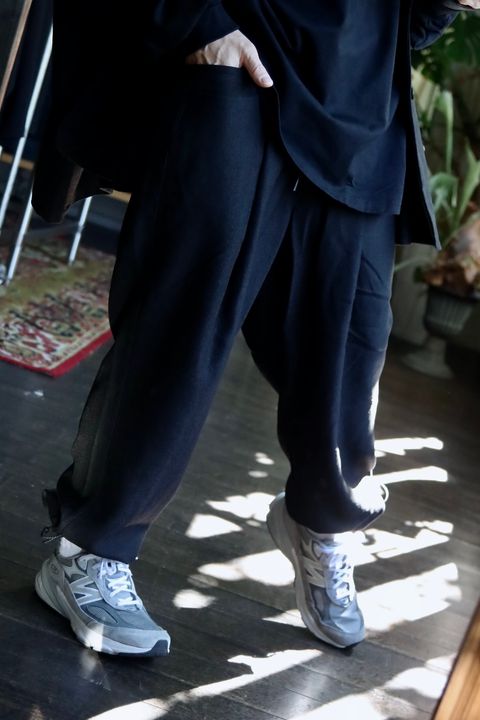 S.F.C 23FW TAILORED SHIRT JACKET"BLACK"スタイル
