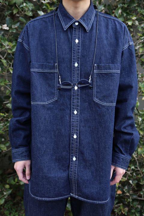 Denime Five Pocket Pants & Denime Regular Collar Shirt style 2020.12.26.