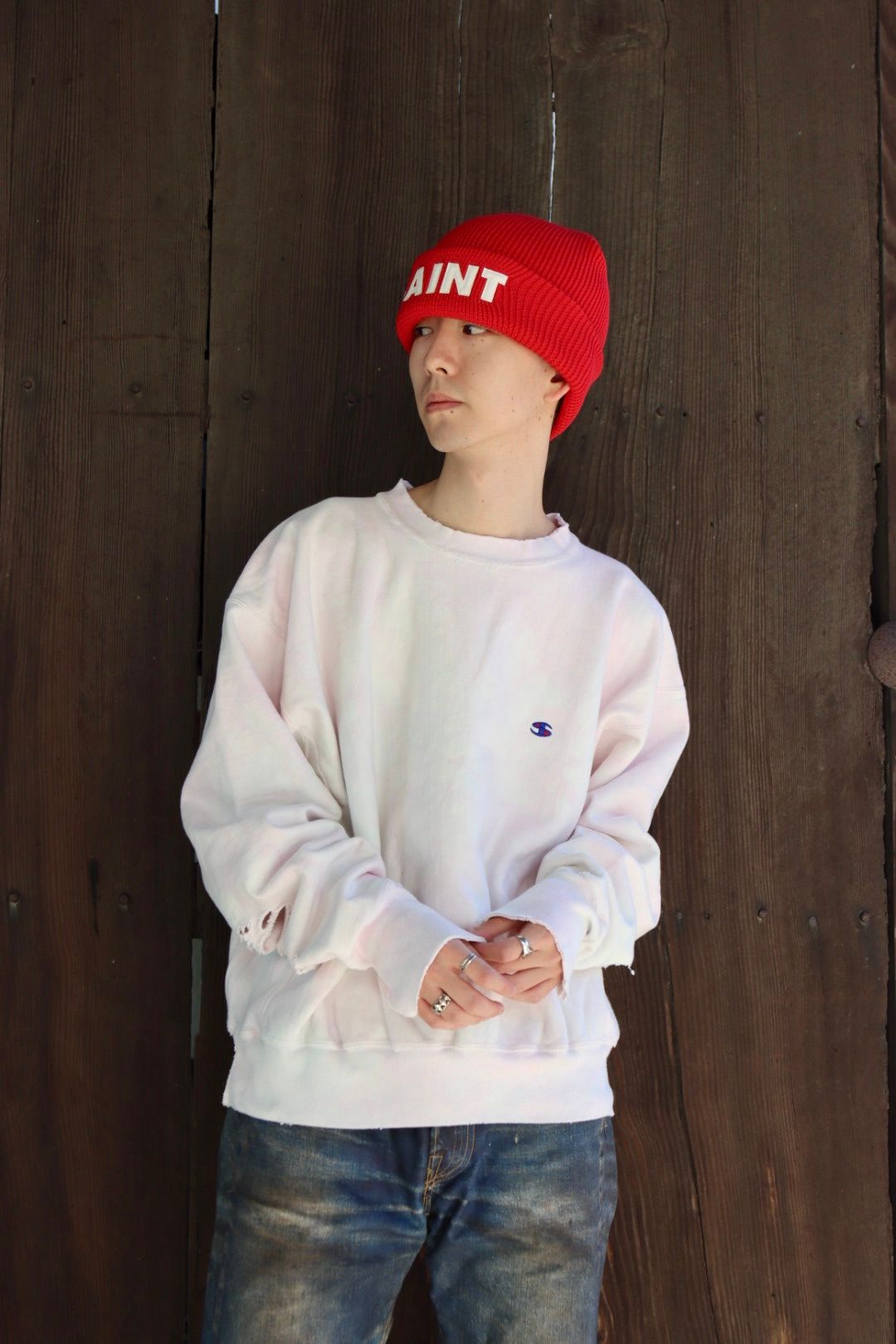 SAINT Mxxxxxx セントマイケル 23AW CREW NECK SWEAT_ONE POINT