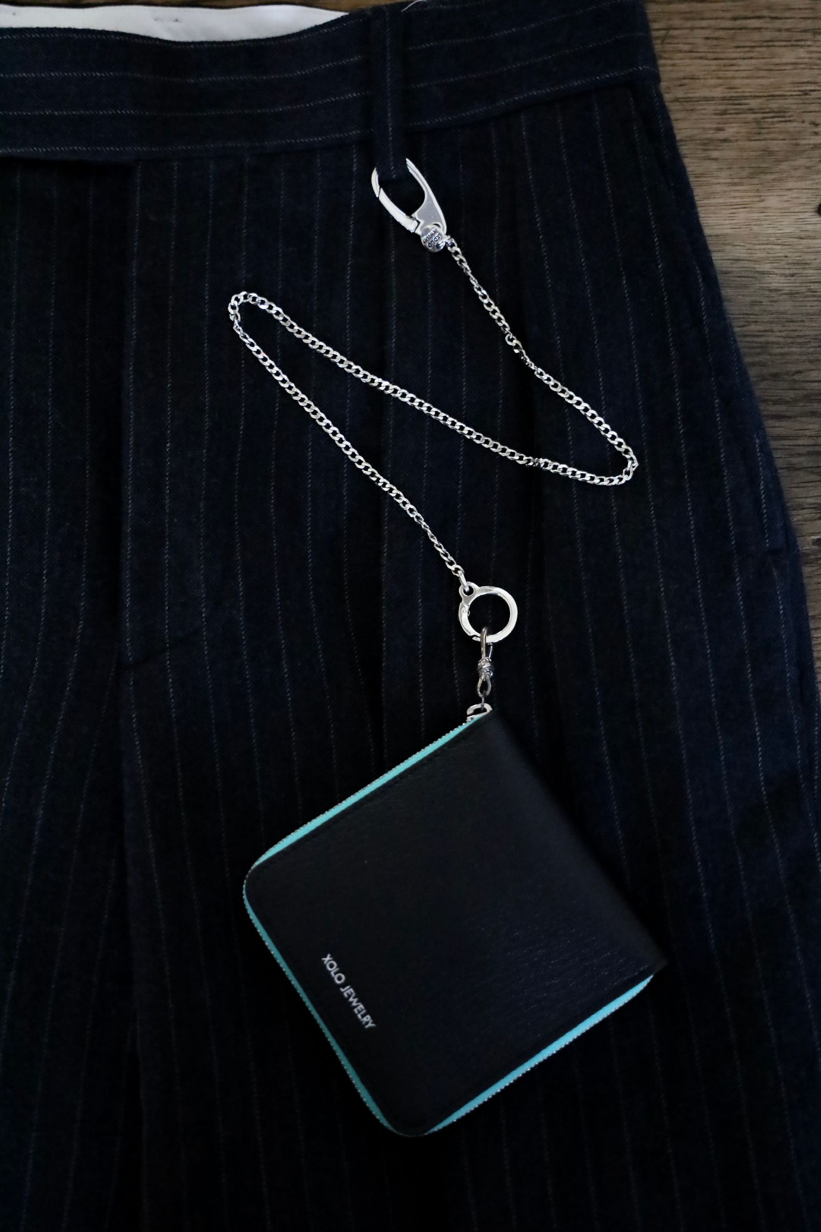 XOLO JEWELRY ショロジュエリー /Double Clasp with Flat Link(XOWC002)SILVER925