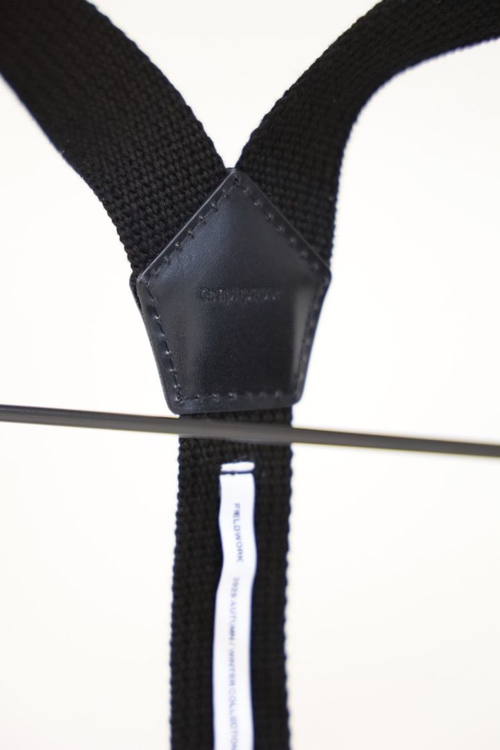 グラフペーパー Graphpaper Y-Back Suspenders(GM263-90566)BLACK☆8月8日(土)発売！