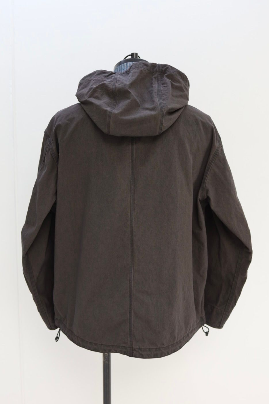 コムデギャルソンオム26SS ナイロンオックス製品染ジップアップフーディ(HQ-J003-051)BROWN☆2月6日(金)発売！