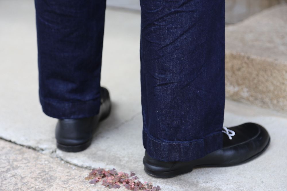 Graphpaper Selvage Wool S/S Oversized Box Shirt(GM212-50260) style. 2021.07.05.